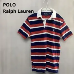 Polo by Ralph Lauren ポロシャツ 赤紺白ボーダー