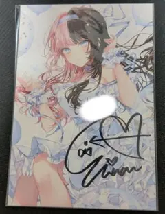 BLUE REFLECTION ポストカード 岸田メル サイン入り 非売品 - メルカリ