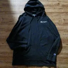 愛*）様 Champion ブラック フーディ XL薄手