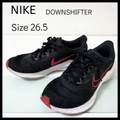 ナイキ☆ランニングシューズ／スニーカー　26.5　メンズ　黒＆赤　NIKE