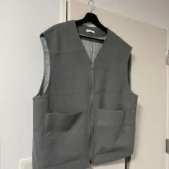 LIDNM LIGHT TWEED ZIP VEST