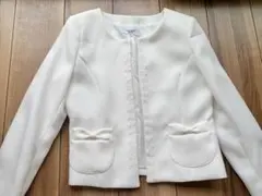 入園式　入学式　卒園式　卒業式　セレモニージャケット　ホワイト　新品未使用品