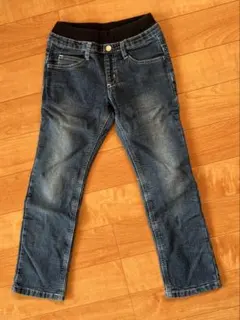 裏起毛デニムパンツ　130 暖パン