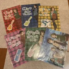 けいおん　非売品クリアファイル　6種類コンプセット