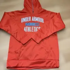 UNDER ARMOUR オレンジ パーカー YXL