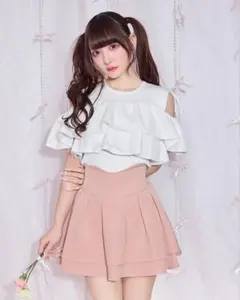 ミシェルマカロン 美脚になれるスカート♡ ピンク