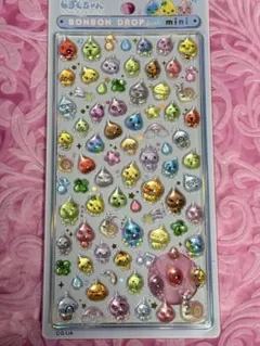 《正規品》しずくちゃんボンボンドロップシールミニ・クーリア