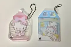 サンリオ　カスタムアクリルチャーム ハローキティ　シナモロール