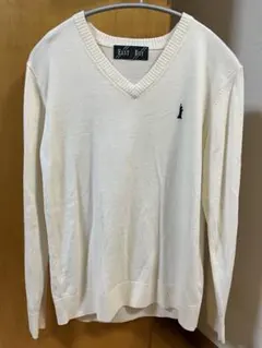 お値下げ⭐︎EAST BOY Vネックホワイトセーター