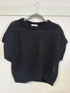 HYKE CROCHETED CROPPED SWEATER TOP ベスト HYKE CROCHETED CROPPED SWEATER TOPベスト - メルカリ
