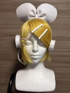 鏡音リン コスプレ衣装 ウィッグ付き パテントレザー - メルカリ