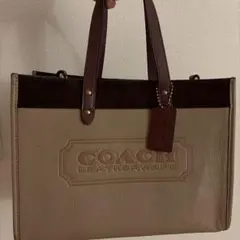 COACH レザー トートバッグ 2way