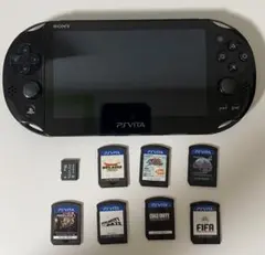 【最終値下げ！】Vita ブラック 本体 メモリーカード ソフト各種7つ付き