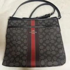 COACH コーチ F39041シグネチャーショルダーバッグ　キャンバス