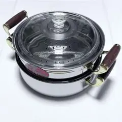 杉山金属 ステンレス二段蒸し器 23cm 3.0L 新潟燕 蒸篭 せいろ 鍋のサムネイル
