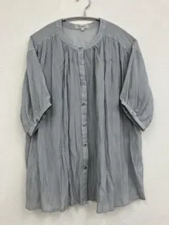 新品　hareiro 晴れ色　ストライプ　シャツ　Mサイズのサムネイル