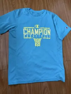 Champion バスケットボール Tシャツ 水色