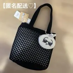 【新品未使用】 ちいかわ GU ポーチセットバッグ ブラック うさぎ