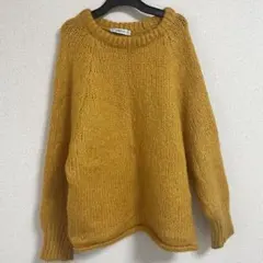 ZARA マスタード ニットセーター 長袖