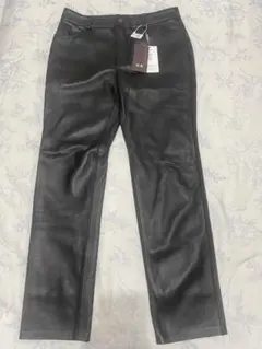 YONFA ヨンファ レザー パンツ レザーキックフレアパンツ XS - メルカリ