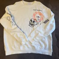 ZARA スカルプリント ロングスリーブスウェット XL ザラ