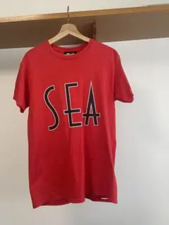 WIND AND SEA Tシャツ レッド - メルカリ