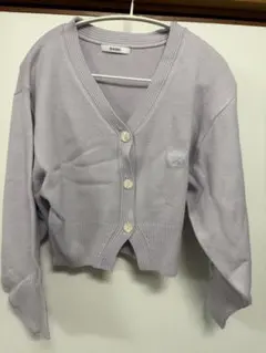 SNIDEL カーディガン ラベンダー