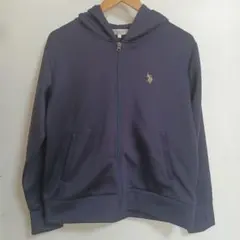 Ｕ.Ｓ.ＰＯＬＯ　ＡＳＳＮ　 ネイビー フルジップパーカー　Ｌサイズ