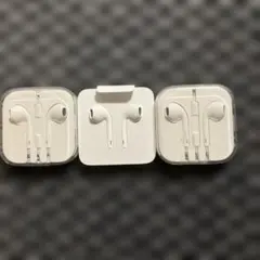Apple EarPods 未使用品　3個　ケース付き