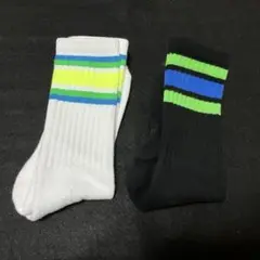 ファミマ ラインソックス 靴下 メンズ 25-28センチ 2セット