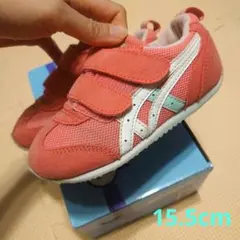 <ASICS> ピンク スニーカー 15.5cm