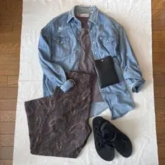 Wranglerラングラー 80年代USA製　　　ヴィンテージ ウエスタンシャツ