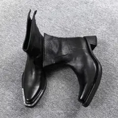 希少 サンローラン フィン サイドジップブーツ ヒール6cm - メルカリ
