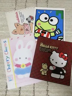 サンリオ 80年代 未使用美品 ノート4冊セット1989年頃当時もの 希少 レア