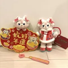 リーナベル　香港ディズニー限定　ぬいぐるみバッジ