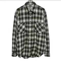 LEVI'S フランネルシャツ ネルシャツ チェック　ロゴ　オーバーサイズ
