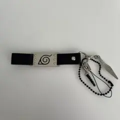ナルト ストラップ キーホルダー 額当て クナイ