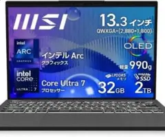 MSI Prestige13 /Core Ultra 7 /32GB/2TBのサムネイル