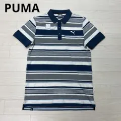 PUMA　プーマ　ポロシャツ S/S-T 刺繍ロゴ