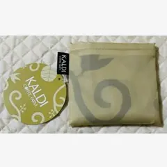 新品未使用　KALDI エコバッグ To be Happy ベージュ