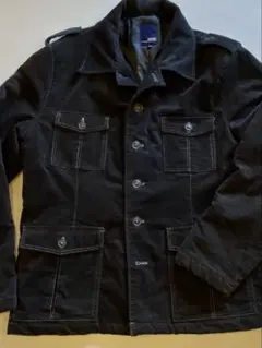 291295=HOMME シープxコットン ファティーグジャケット 黒 44 - メルカリ
