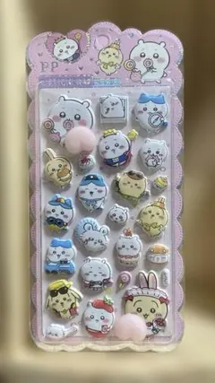 ちいかわ　お尻シール　3D 立体ステッカー　ぷにぷにシール