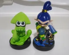 イカとインクリング（ボーイ） amiibo2体