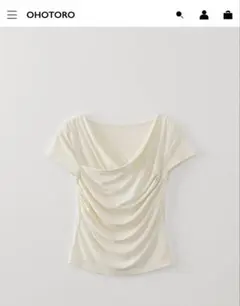 OHOTORO 2way Shirring Half Topのサムネイル