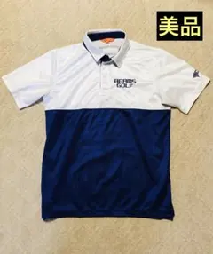 BEAMS GOLF半袖シャツ ネイビー グレー ホワイト - メルカリ