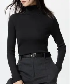 UNIQLO メリノリブタートルネックセーター　XL