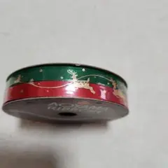 AOYAMA RIBBON クリスマス用　緑と赤のカットリボン