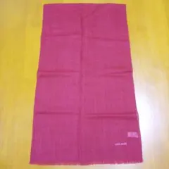 新品　LOUIS JOONE　ウール100%　スカーフ　ワインレッド