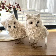 フクロウ置物