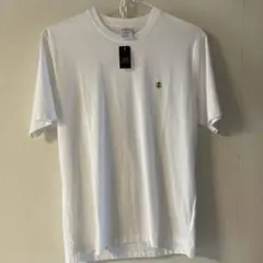 新品未使用Brooks Brothers 346 Tシャツ 白 金紺二色の刺繍のサムネイル